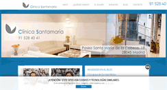 Desktop Screenshot of clinica-santamaria.com